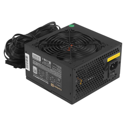 Купить Блок питания ExeGate 80+ 600PPH-LT [EX282044RUS-OEM] черный  8187877. Характеристики, отзывы и цены в Донецке