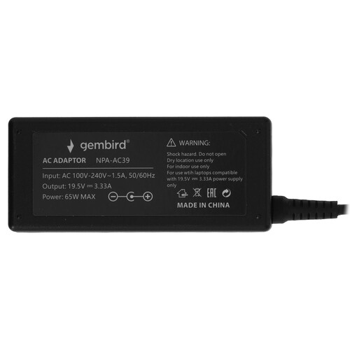 Купить Адаптер питания сетевой Gembird NPA-AC39  9296747. Характеристики, отзывы и цены в Донецке