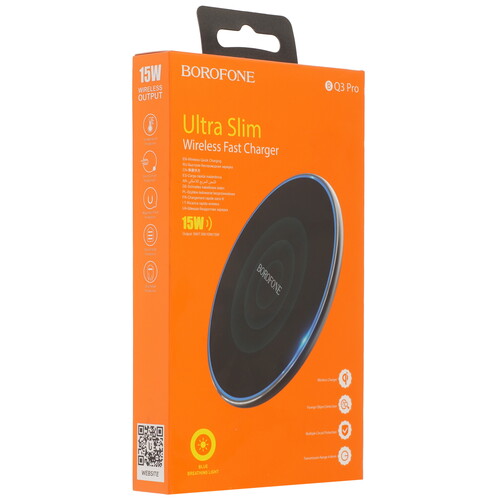 Купить Беспроводное зарядное устройство Borofone BQ3 Pro черный  5609253. Характеристики, отзывы и цены в Донецке