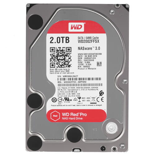 Купить 2 ТБ Жесткий диск WD Red Pro [WD2002FFSX]  1074837. Характеристики, отзывы и цены в Донецке