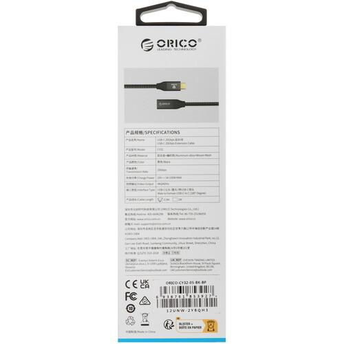Купить OTG-кабель ORICO черный  5479117. Характеристики, отзывы и цены в Донецке