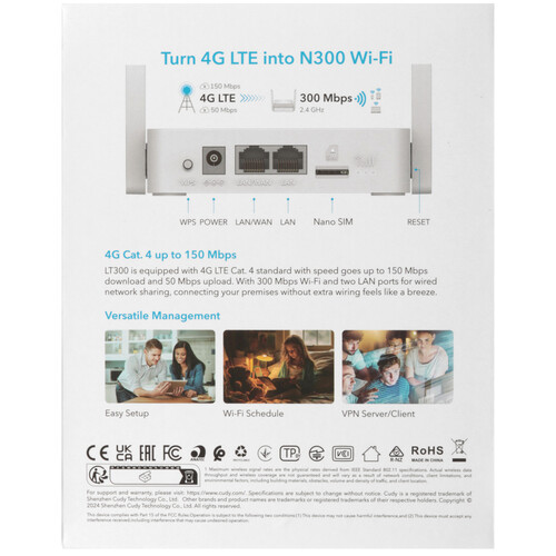 Купить Роутер Cudy LT300  5632325. Характеристики, отзывы и цены в Донецке