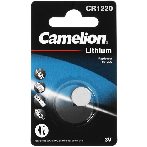 Купить Батарейка Camelion Lithium BP1B CR1220  0181910. Характеристики, отзывы и цены в Донецке
