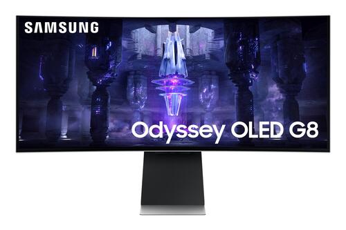 Купить 34" Монитор Samsung Odyssey OLED G8 S34BG850SI серебристый  5080015. Характеристики, отзывы и цены в Донецке