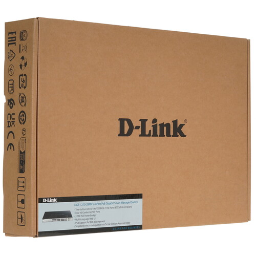 Купить Коммутатор D-Link DGS-1210-28MP/F3  5418579. Характеристики, отзывы и цены в Донецке