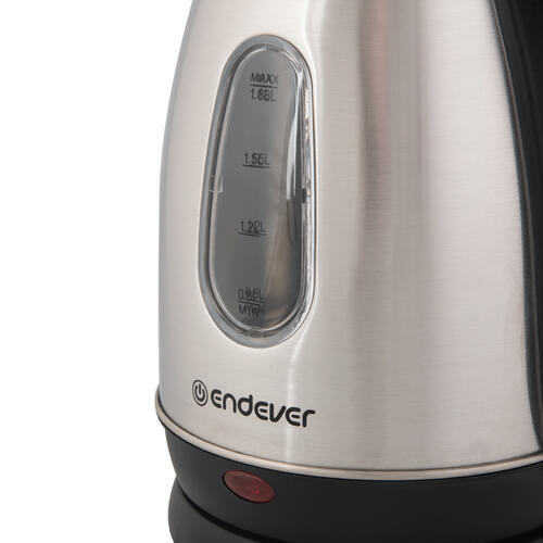 Купить Электрочайник Endever Skyline KR-220S серебристый  8166651. Характеристики, отзывы и цены в Донецке