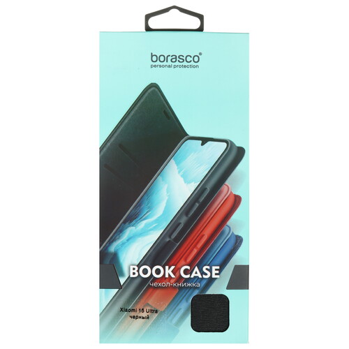 Купить Чехол-книжка  BoraSCO для Xiaomi 15 Ultra черный  5620417. Характеристики, отзывы и цены в Донецке