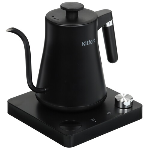 Купить Электрочайник Kitfort КТ-6195 черный  9038312. Характеристики, отзывы и цены в Донецке