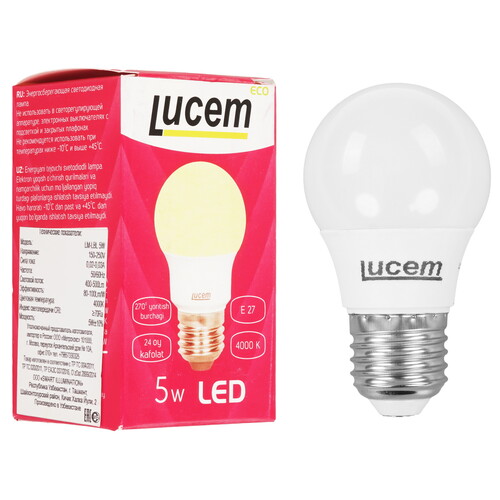 Купить Лампа светодиодная Lucem LM-LBL 5W  9162553. Характеристики, отзывы и цены в Донецке