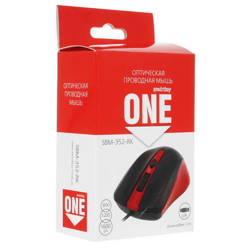Купить Мышь проводная Smartbuy ONE 352  5027049. Характеристики, отзывы и цены в Донецке