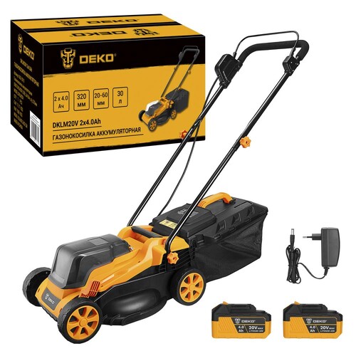 Купить Газонокосилка аккумуляторная Deko DKLM20V  9136506. Характеристики, отзывы и цены в Донецке