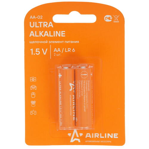 Купить Батарейка Airline Ultra AA / AA (LR6/ER14505/FR6/R6P)  9106289. Характеристики, отзывы и цены в Донецке