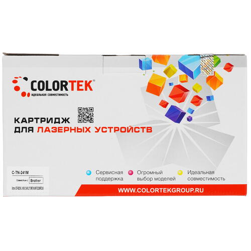 Купить Картридж лазерный Colortek TN-241M пурпурный  5367148. Характеристики, отзывы и цены в Донецке