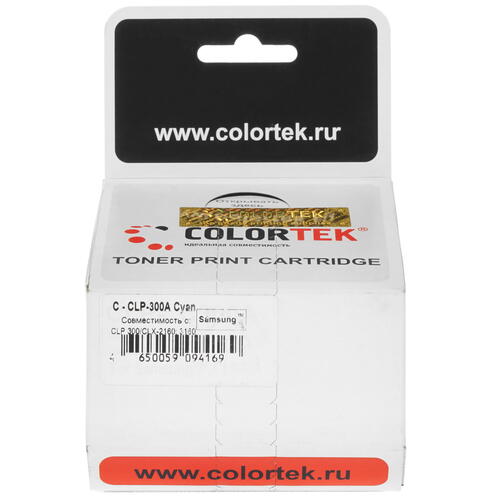 Купить Картридж лазерный Colortek CLP-C300A голубой, с чипом  0187008. Характеристики, отзывы и цены в Донецке