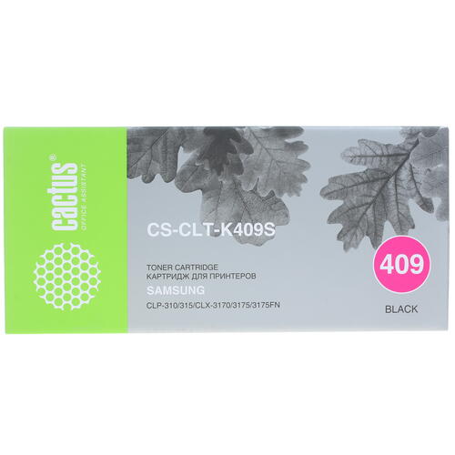 Купить Картридж лазерный Cactus CS-CLT-K409S черный, с чипом  7936917. Характеристики, отзывы и цены в Донецке