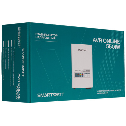 Купить Стабилизатор напряжения SMARTWATT AVR ONLINE 550IW  5663852. Характеристики, отзывы и цены в Донецке