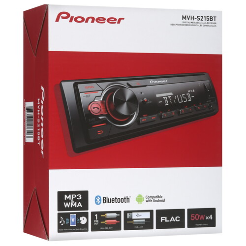 Купить Автопроигрыватель Pioneer MVH-S215BT  5467621. Характеристики, отзывы и цены в Донецке