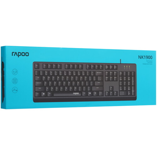 Купить Клавиатура  проводная RAPOO NK1900  9125987. Характеристики, отзывы и цены в Донецке