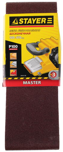Купить Шлифовальная лента Stayer MASTER 35443-100  1069208. Характеристики, отзывы и цены в Донецке