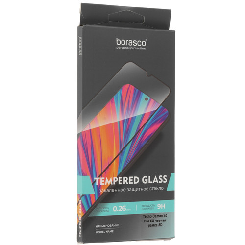 Купить Защитное стекло BoraSCO для экрана Tecno CAMON 40 Pro 5G  5629876. Характеристики, отзывы и цены в Донецке