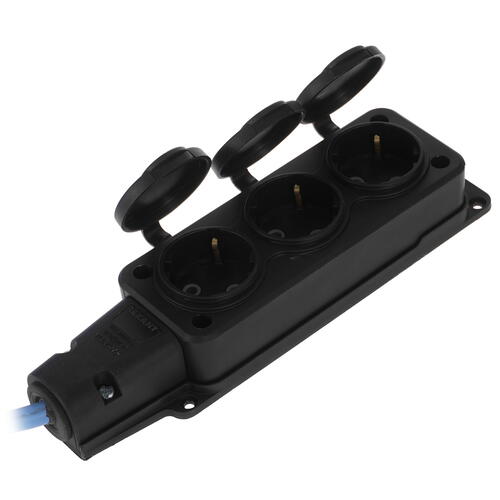 Купить Удлинитель силовой Power Cube PC-3GF-R-20(IP) синий  9942253. Характеристики, отзывы и цены в Донецке