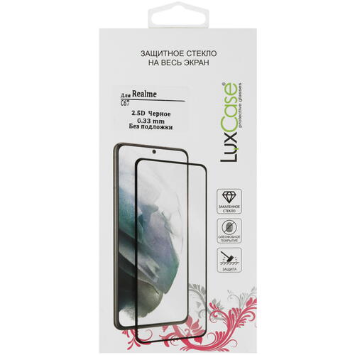 Купить Защитное стекло LuxCase для экрана realme C67  5453179. Характеристики, отзывы и цены в Донецке