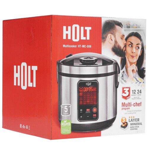 Купить Мультиварка Holt HT-MC-006 серый  9283359. Характеристики, отзывы и цены в Донецке