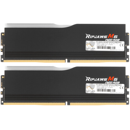Купить Оперативная память G.Skill RIPJAWS M5 NEO [F5-6000J3636F32GX2-RM5NRK] 64 ГБ  5616350. Характеристики, отзывы и цены в Донецке