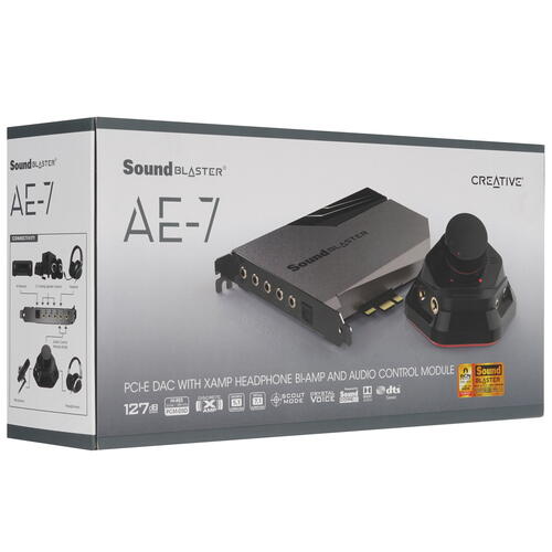 Купить Внутренняя звуковая карта с внешним блоком Creative Sound BlasterX AE-7  1377505. Характеристики, отзывы и цены в Донецке