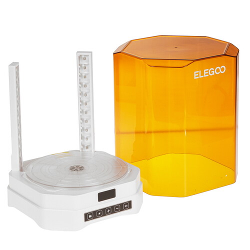 Купить Устройство очистки и засветки Elegoo Mercury Plus V3.0 оранжевый  5613718. Характеристики, отзывы и цены в Донецке