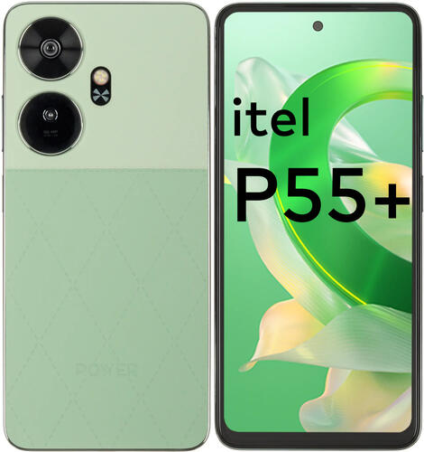 Купить 6.6" Смартфон Itel P55+ 256 ГБ зеленый  5446652. Характеристики, отзывы и цены в Донецке