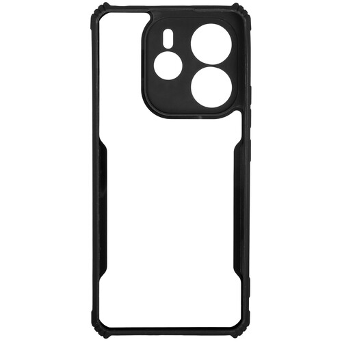 Купить Накладка  BoraSCO Sky Case для Xiaomi Redmi Note 14 черный/прозрачный  5615215. Характеристики, отзывы и цены в Донецке