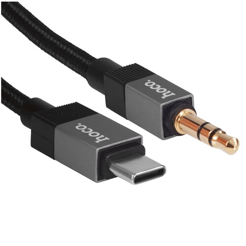 Купить Кабель   Hoco USB Type-C - jack 3.5 мм черный  5635269. Характеристики, отзывы и цены в Донецке