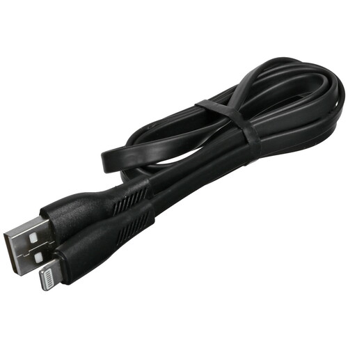 Купить Кабель плоский Borofone Lightning 8-pin - USB 2.0 Type-A черный 1 м  5475107. Характеристики, отзывы и цены в Донецке
