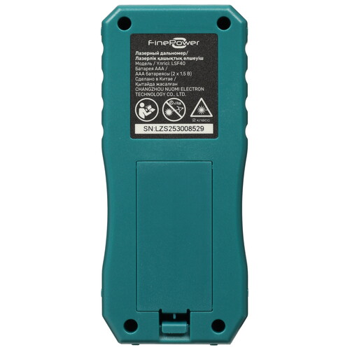 Купить Лазерный дальномер FinePower LSF40  5090463. Характеристики, отзывы и цены в Донецке