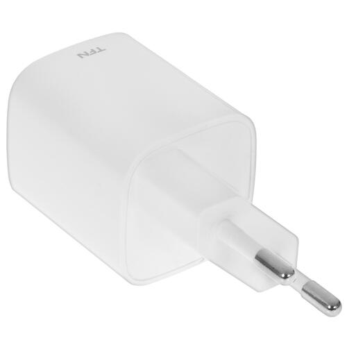 Купить Сетевое зарядное устройство TFN NANO A+C PD 33W белый  5367352. Характеристики, отзывы и цены в Донецке