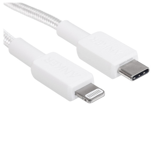 Купить Кабель Anker Lightning 8-pin - USB Type-A белый  5682904. Характеристики, отзывы и цены в Донецке