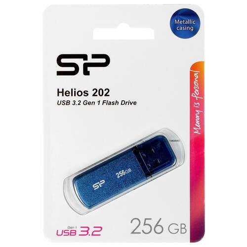 Купить Память USB Flash 256 ГБ Silicon Power Helios 202 [SP256GBUF3202V1B]  4861009. Характеристики, отзывы и цены в Донецке