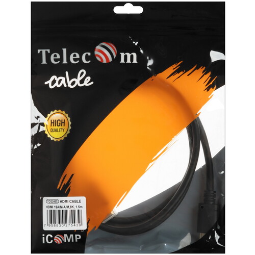Купить Кабель  Telecom HDMI - HDMI, 1.5 м  5471402. Характеристики, отзывы и цены в Донецке