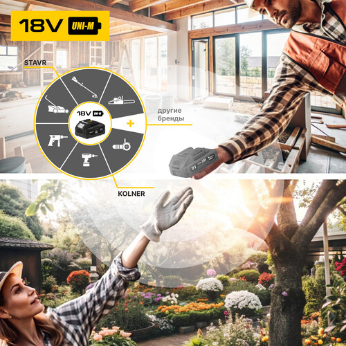 Купить Гайковерт Kolner KWI 18-280BLV-2K  5486561. Характеристики, отзывы и цены в Донецке