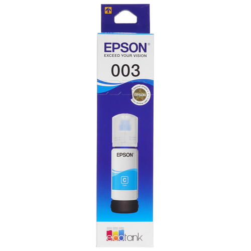 Купить Чернила  Epson T003 (Asia) голубой  5061698. Характеристики, отзывы и цены в Донецке