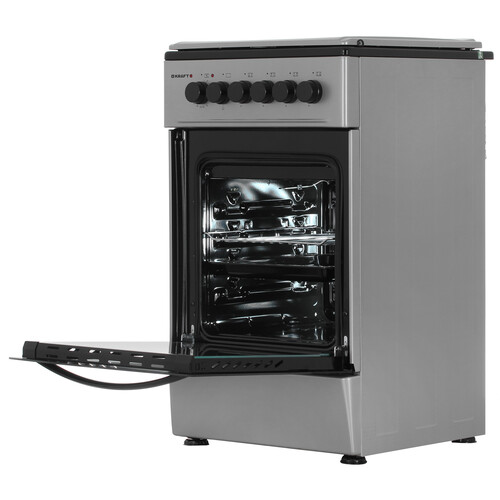 Купить Газовая плита Kraft KF-FSK5302ES серый  9130790. Характеристики, отзывы и цены в Донецке