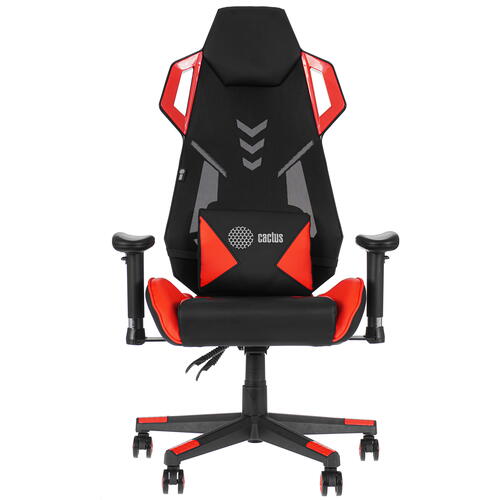 Купить Кресло игровое Cactus CS-CHR-090BLR красный  9936014. Характеристики, отзывы и цены в Донецке