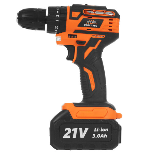 Купить Дрель-шуруповерт DAMAN DCD21-3BL  9230670. Характеристики, отзывы и цены в Донецке
