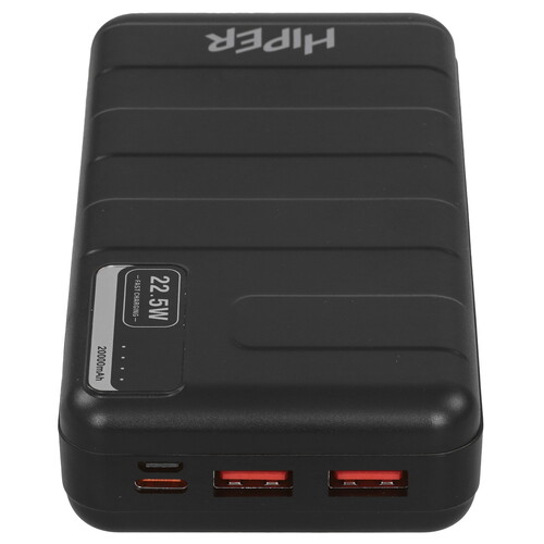 Купить Портативный аккумулятор HIPER STX 20000 черный  9242637. Характеристики, отзывы и цены в Донецке