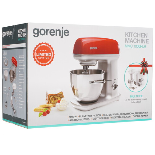 Купить Кухонная машина Gorenje MMC1000RLR красный  5339872. Характеристики, отзывы и цены в Донецке