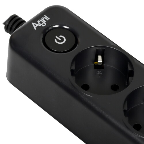 Купить Сетевой фильтр AGNI TP-FD5E черный  9289365. Характеристики, отзывы и цены в Донецке