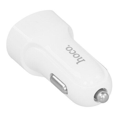 Купить Автомобильное ЗУ Hoco Z2A белый  9237897. Характеристики, отзывы и цены в Донецке