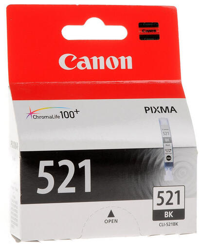 Купить Картридж Canon CLI-521BK черный  0109670. Характеристики, отзывы и цены в Донецке
