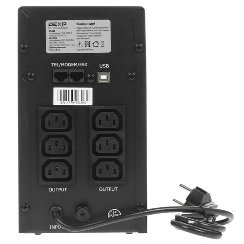 Купить ИБП DEXP IEC Pro 2000VA  1236936. Характеристики, отзывы и цены в Донецке